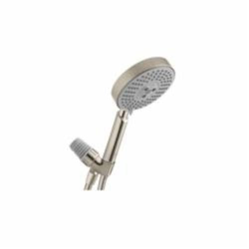 Hansgrohe 04187823 Raindance S 120 AIR 3-Jet Hand Shower Set, 2.5 gpm, 3 Sprays, 4-1/2 in Dia Head, 1/2 in