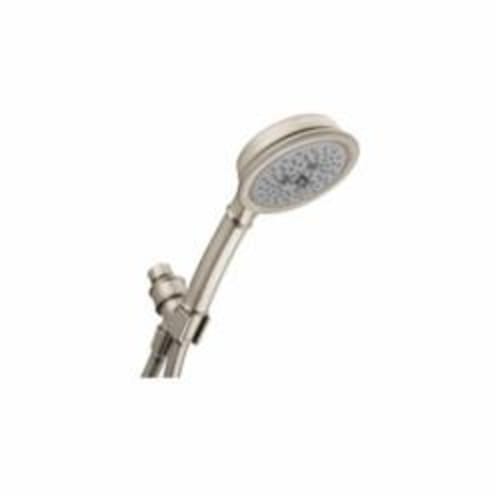 Hansgrohe 04190823 Croma C 100 3-Jet Hand Shower Set, 2.5 gpm, 3 Sprays, 4-1/2 in Dia Head, 1/2 in