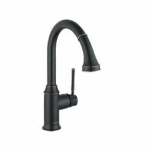 Hansgrohe 04215920 Talis C Pull-Down Kitchen Faucet, 1.75 gpm, 1 Faucet Hole, Rubbed Bronze, 1 Handle, Residential