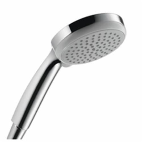Hansgrohe 04332000 Hand Shower, Croma E 100, 2 gpm, 1 Sprays, 4 in Dia Head, 1/2 in, Import