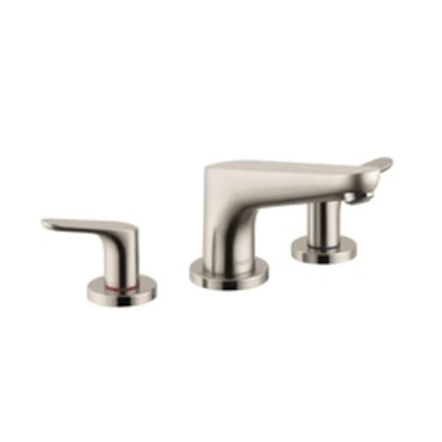 Hansgrohe 4365820 Focus E Roman Tub Trim Set, 5.8 gpm Flow Rate, Brushed Nickel, 2 Handles, Function: Traditional, Import