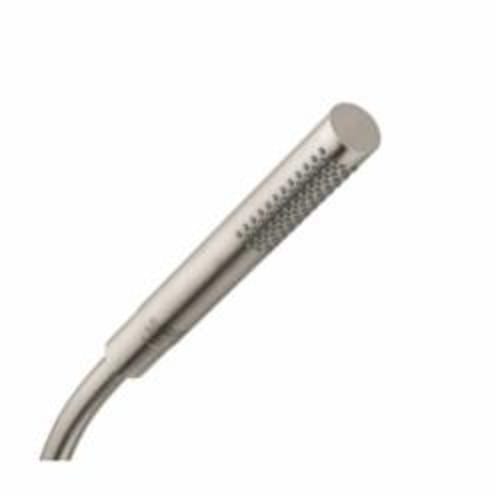 AXOR 10531821 1-Jet Hand Shower, Starck, 2.5 gpm, 1 Sprays, 1 in Dia x 6-1/2 in L Head, 1/2 in