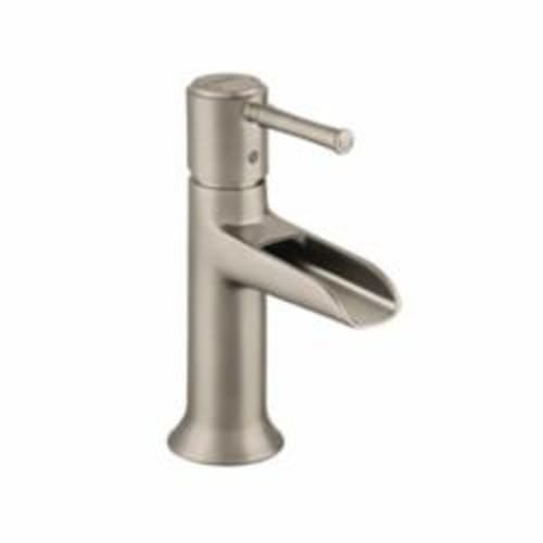 Hansgrohe 14127821 Bathroom Faucet, Talis C, 1.2 gpm, 3-3/8 in H Spout, 1 Handles, Pop-Up Drain, 1 Faucet Holes, Brushed Nickel, Function: Traditional, Commercial