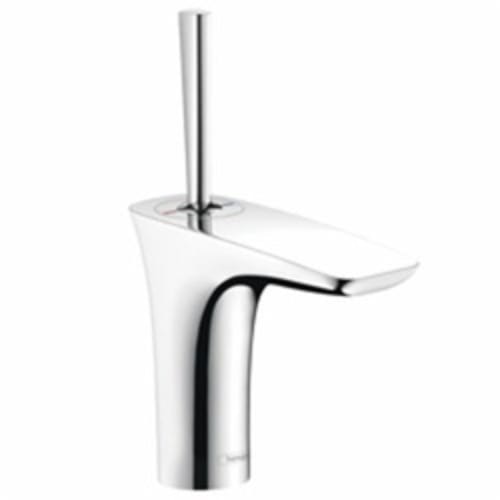 Hansgrohe 15074001 PuraVida 110 Bathroom Faucet, Commercial, 1.2 gpm Flow Rate, 4-1/2 in H Spout, 1 Handles, Pop-Up Drain, 1 Faucet Holes, Polished Chrome, Function: Traditional