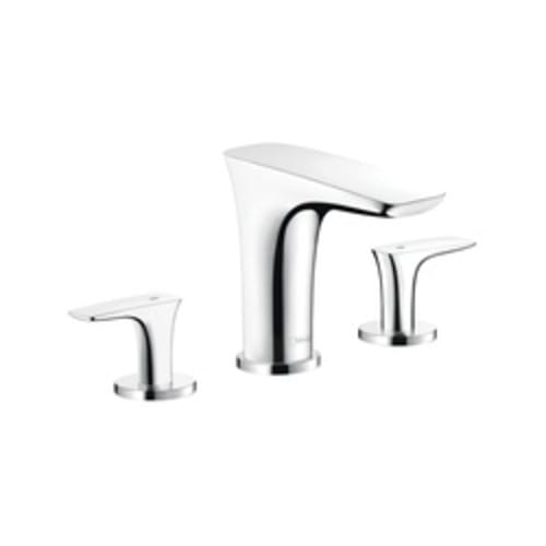 Hansgrohe 15440001 Roman Tub Trim Set, PuraVida, 6.6 gpm Flow Rate, Polished Chrome, 2 Handles, Function: Traditional