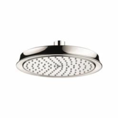 Hansgrohe 28421831 1-Jet Shower Head, Raindance C 180 AIR, 2.5 gpm, 1 Sprays, Wall Mount, 8-3/8 in Dia Head