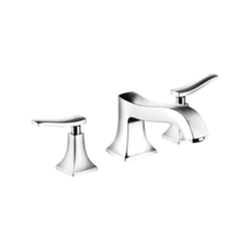 Hansgrohe 31313001 Roman Tub Filler Trim Set, Metris C, 5.8 gpm Flow Rate, 8-5/8 in Center, Polished Chrome, 2 Handles, Function: Traditional