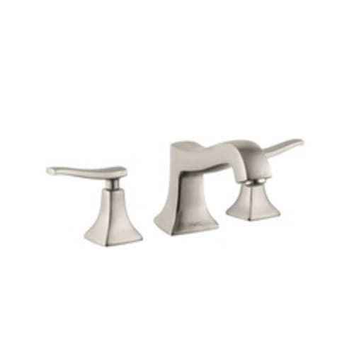 Hansgrohe 31313821 Roman Tub Filler Trim Set, Metris C, 5.8 gpm Flow Rate, 8-5/8 in Center, Brushed Nickel, 2 Handles, Function: Traditional