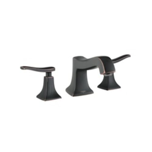 Hansgrohe 31313921 Roman Tub Filler Trim Set, Metris C, 5.8 gpm Flow Rate, 8-5/8 in Center, Rubbed Bronze, 2 Handles, Function: Traditional