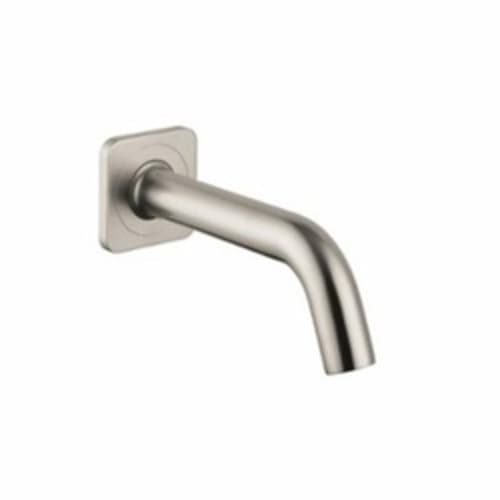 AXOR 34410821 Citterio M Tub Spout, 7 in L x 2-3/8 in H, Solid Brass, Brushed Nickel, Import