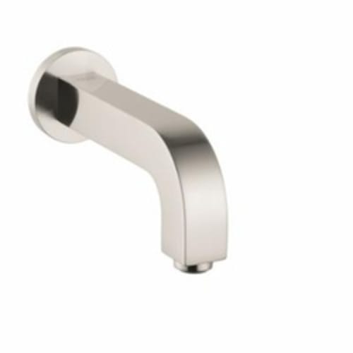AXOR 39410821 Citterio Tub Spout, 6-1/5 in L x 2-1/4 in H, Solid Brass, Brushed Nickel, Import