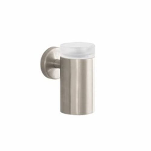 Hansgrohe 40518820 Logis S/E Tooth Brush Holder, 5 in H, Brass/Glass, Brushed Nickel