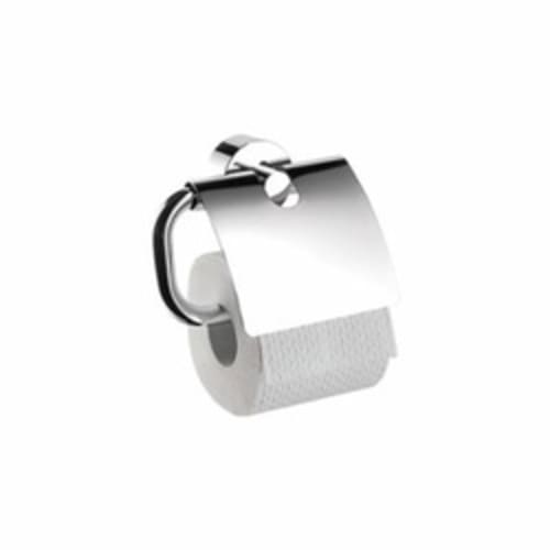 AXOR 41538000 Uno Toilet Paper Roll Holder, Solid Brass, Polished Chrome