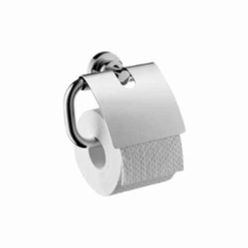 AXOR 41738000 Citterio Toilet Paper Roll Holder, Solid Brass, Polished Chrome