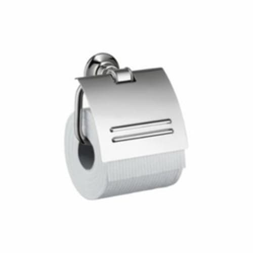 AXOR 42036000 Montreux Toilet Paper Roll Holder, Solid Brass, Polished Chrome