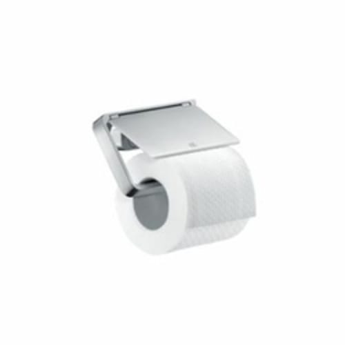 AXOR 42836000 Universal Toilet Paper Roll Holder, 3-1/8 in H, Metal, Polished Chrome, Import