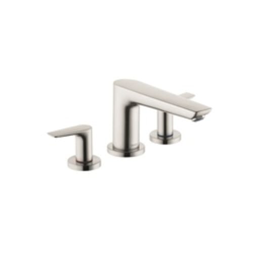 Hansgrohe 71747821 Roman Tub Trim Set, Talis E, 5.8 gpm Flow Rate, Brushed Nickel, 2 Handles, Function: Traditional