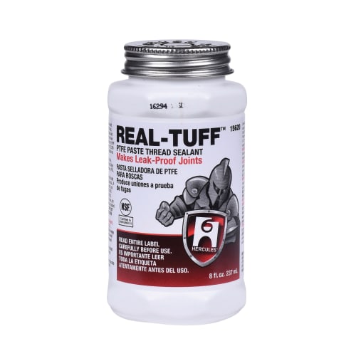 Hercules® Real Tuff™ 15620 Heavy Duty Multi-Purpose Thread Sealant, 0.5 pt Can, Solid, White, 1.56