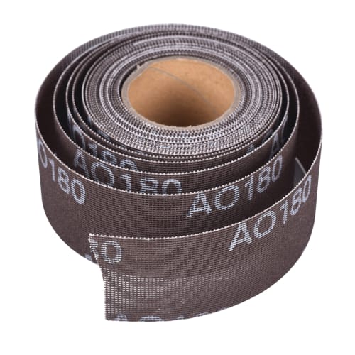 Hercules® 45011 Open Mesh Abrasive Cloth, 1-1/2 in W x 15 yd L, 180, Aluminum Oxide Abrasive