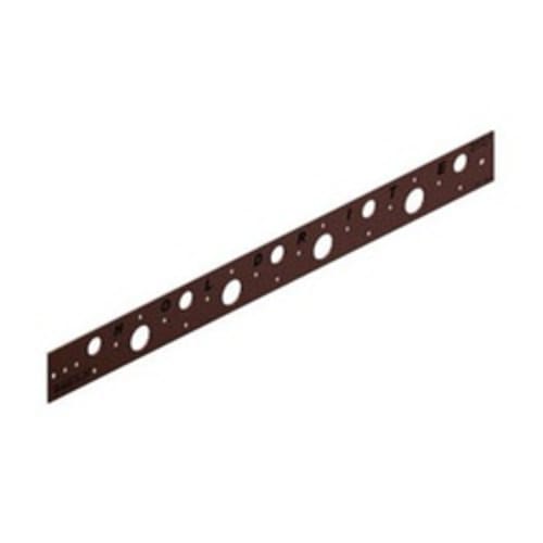 Holdrite® 150-20 Flat Bracket, 5/8 in, 7/8 in Hole, 25 lb, Cold Rolled Steel, Copper-Bonded™, Domestic