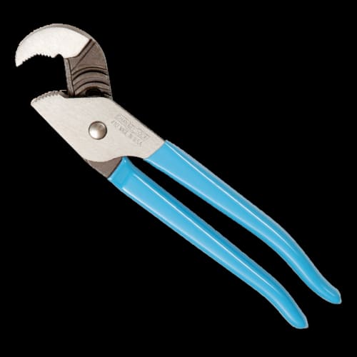 Channellock® 410 Double Tongue and Groove Plier, 1.12 in, 1.12 in L x 0.44 in THK Straight C1080 High Carbon Steel Jaw, 9-1/2 in OAL