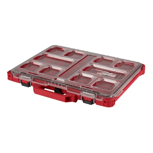 Milwaukee® PACKOUT™ 48-22-8431 Low Profile Tool Organizer, 2.52 in H x 16.38 in W, Polymer, Red