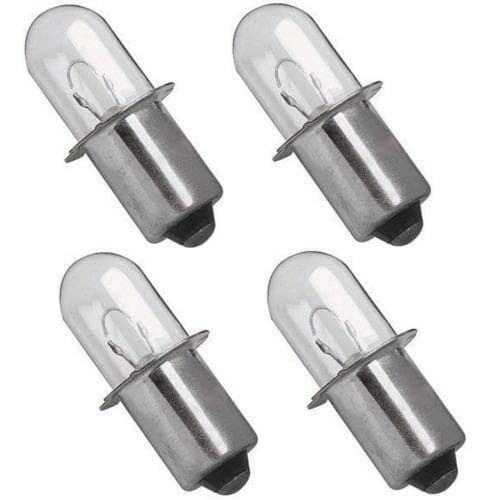 Milwaukee® 49-81-0030 Replacement Work Light Bulb, 10.8 W, Incandescent Bulb, Miniature Flanged Base, Blunt Tip Shape
