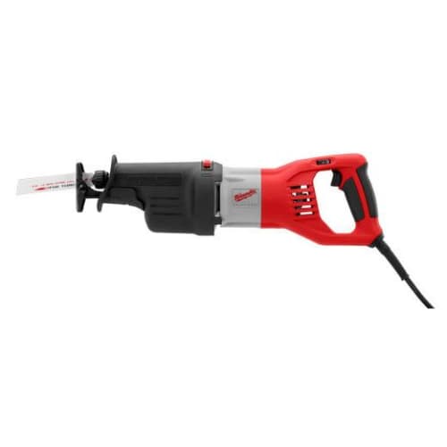 Milwaukee® 6538-21 SAWZALL® Corded Reciprocating Saw, 1-1/4 in L, 0 to 2800 spm, 18-3/4 in OAL, Bare Tool