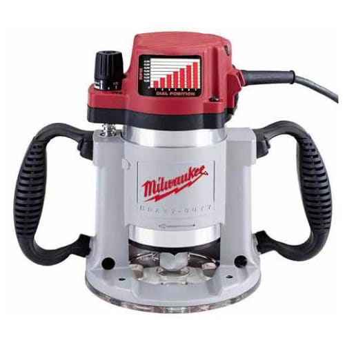 Milwaukee® 5625-20 Double Insulated Fixed Base Production Router, 1/4 in, 1/2 in Chuck, 10000 to 24000 rpm, 3-1/2 hp, 120 VAC, Electric Switch