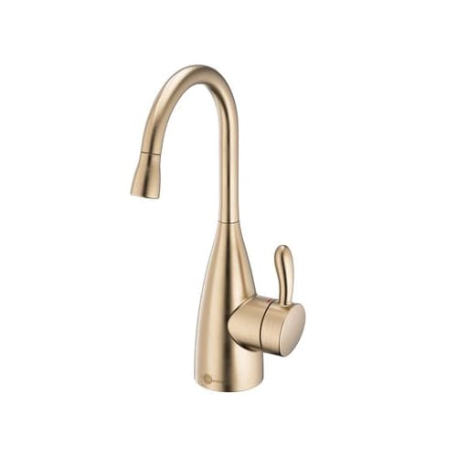 Insinkerator® 45385AK-ISE Transitional 1010 Showroom Instant Hot Water Faucet, 360 deg Swivel Spout, Brushed Bronze