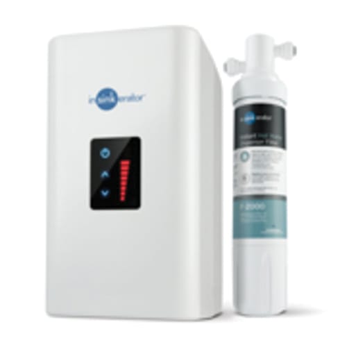 Insinkerator® 45468-ISE Showroom Digital Instant Hot Water Tank With F-2000S Filtration System, 2/3 gal Capacity, 12-1/2 in H, 15 to 125 psi Pressure