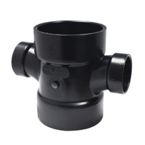 4"X2" ABS DWV DBL SAN TEE