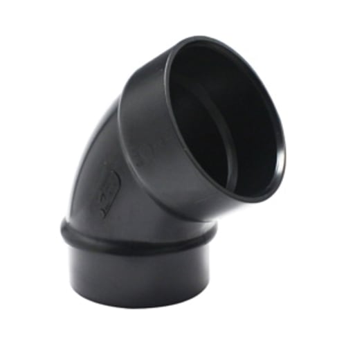 IPEX® 102654 Long DWV Street Elbow, 4 in Nominal, Spigot x Hub End Style, ABS