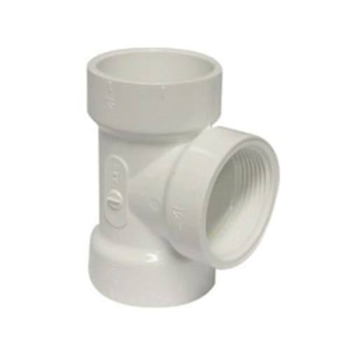 1-1/2" PVC DWV HXHXF CLEANOUT TEE