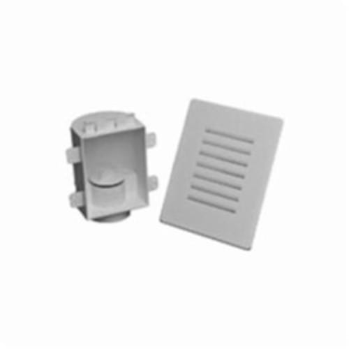 STUDOR® 20380 AAV Recess Box With Snap-On Grille, 5-7/8 in W x 7-1/8 in H, Domestic