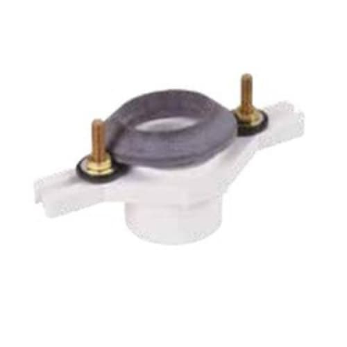 Water-Tite 65362 Adjustable Flush-Tite Urinal Flange, 2 in Pipe, ABS, Domestic