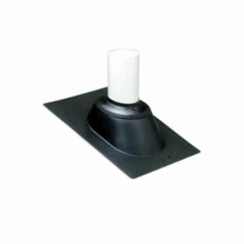 Water-Tite 3 N 1® 81700 Multi-Size Roof Flashing, Thermoplastic, 1-1/4 to 3 ft Pipe, 11.13 in W x 15 in L Base, Domestic