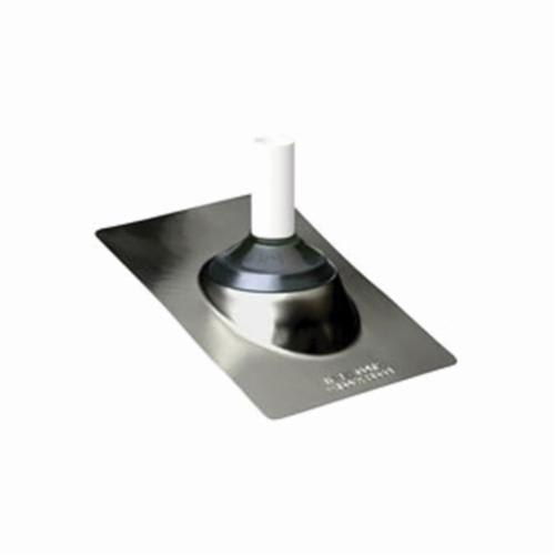 Water-Tite 81860 Roof Flashing, Steel, 3 in Pipe, 10-3/4 in W x 14-1/2 in L Base, Domestic