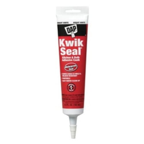 DAP 5.5 OZ WHT MILDEW PROOF KITCHEN & BATH CAULK KWIK SEAL 18001