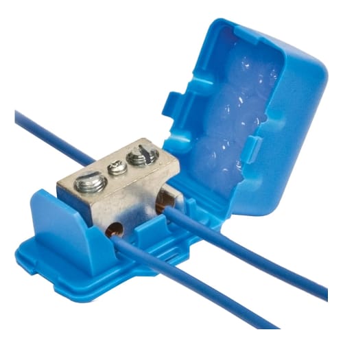 KING INNOVATION® DryConn® 90220 5-Piece Terminal Lug, 14 to 10 AWG Solid Copper Conductor, Polypropylene