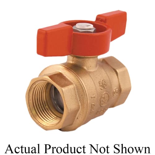 LEGEND 101-655NL T-1001TNL Ball Valve, 1 in Nominal, FNPT End Style, Forged Brass Body, Full Port, Import