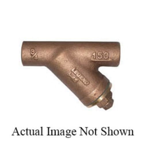 LEGEND 105-516NL S-15NL Wye Strainer, 1-1/4 in, 5.91 in OAL, C, Cast Bronze, Import