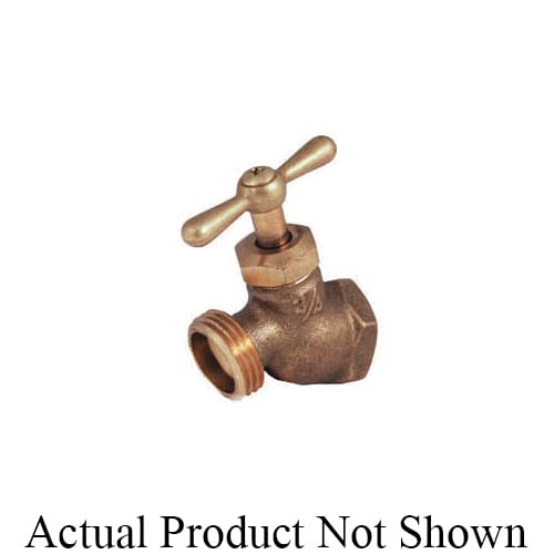 LEGEND 107-213NL T-534NL No Kink Hose Bibb, 1/2 in Nominal, FNPT End Style, Brass Body, Import