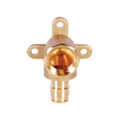 LEGEND 302-235NL Drop-Ear Elbow, 1/2 in, PEX x FNPT, DZR Forged Brass, Import