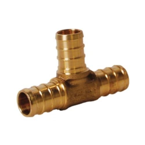 LEGEND 460-158NL Tee, 2 in Nominal, PEX End Style, DZR Forged Brass, Import