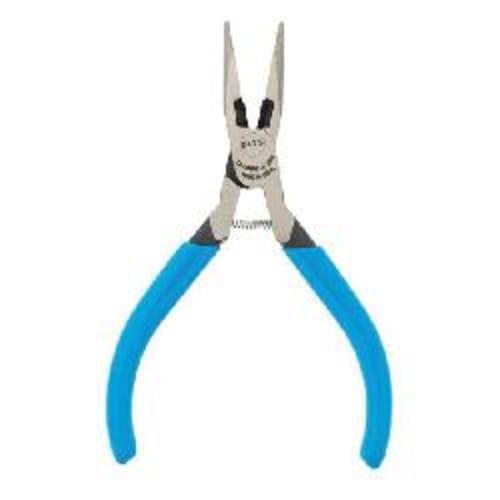 Channellock® E47S Long Nose Plier, Serrated High Carbon Steel Jaw, 1.13 in L, 4.86 in OAL