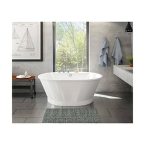 MAAX® 103901-000-002 Brioso 6042 2-Piece Bathtub, 60 in L x 42 in W, Center Drain, White