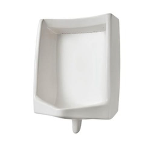 Mansfield® 410UHE WH Cascade® Wash-Down Urinal, 0.5/1 gpf, Top Spud, Wall Mount, White