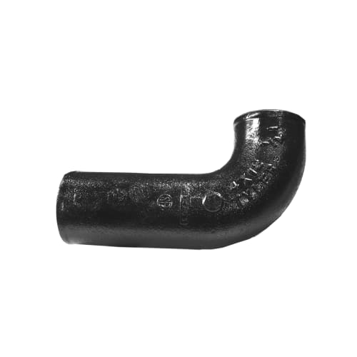 Tyler Pipe 007098 Long DWV Bend, 4 in Nominal, No-Hub End Style, Cast Iron