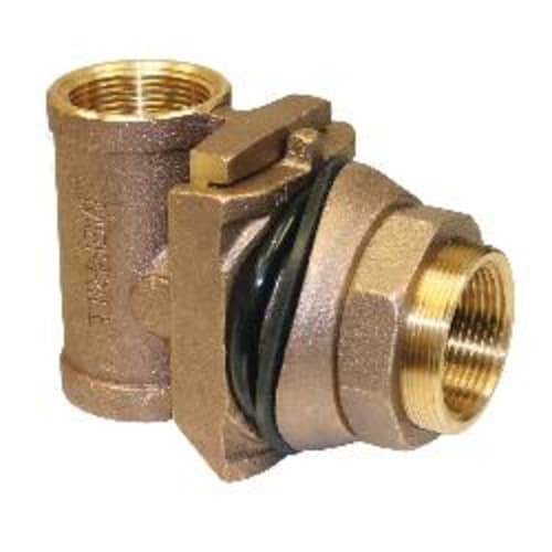 Merrill™ MBNL225 Pitless Adapter, 1-1/4 in Drop Pipe and Discharge, Brass